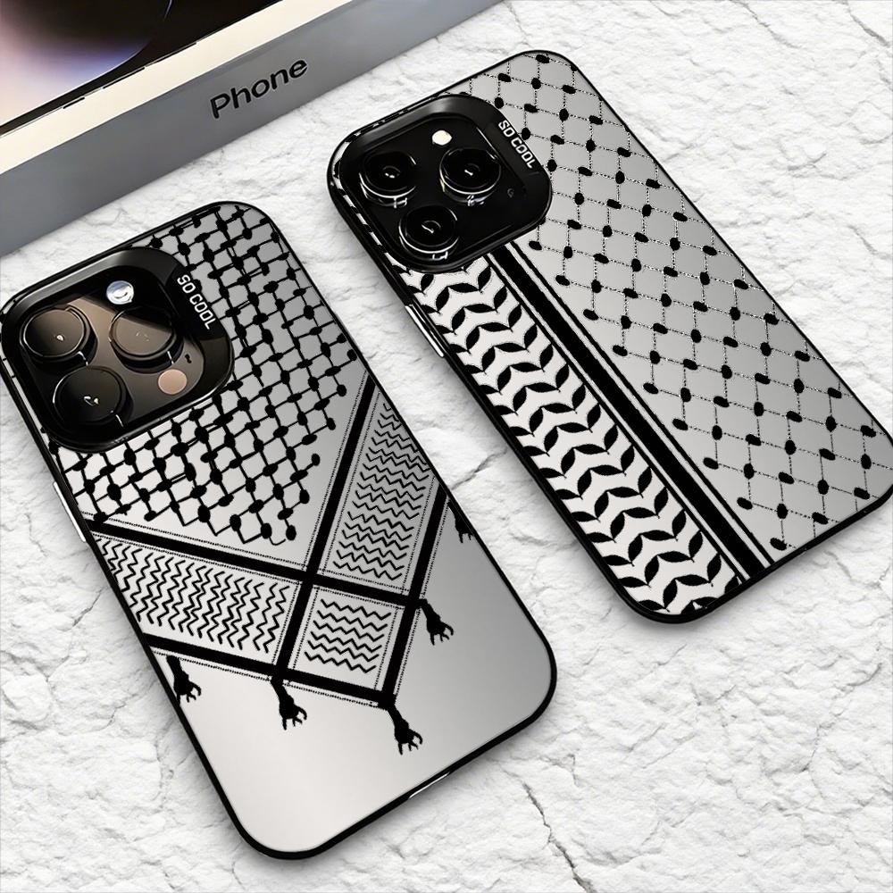 Phone Cases For Iphone 15 - ケフィエ・パレスチナ柄 iPhoneケース iPhone 17 16 15