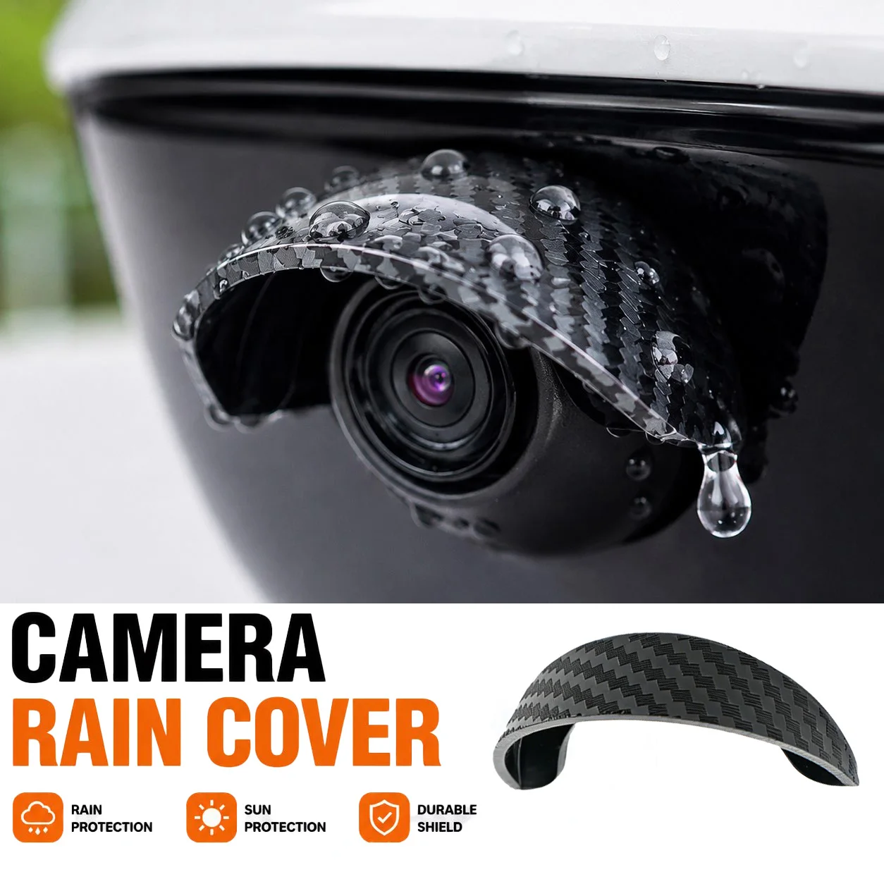 Camera Lens Protector - 車のバックアップカメラレンズプロテクターユニバーサル防水アンチスクラッチ 360 パノラマリアビューカメラカバー車外装アクセサリー