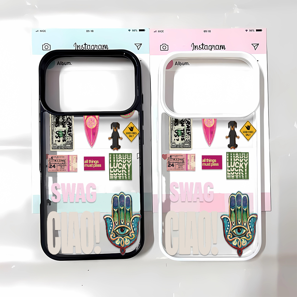 Phone Cases Men - レトロサーフボードドル柄スマホケース ヴィンテージストリートSWAG ハムサ メンズ クールガールズ向け iPhone
