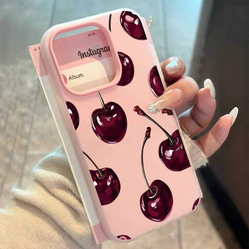 Phone Cases Galaxy A16 5G - レッドチェリーゼリー風スマホケース Samsung Galaxy S25 S24 S23