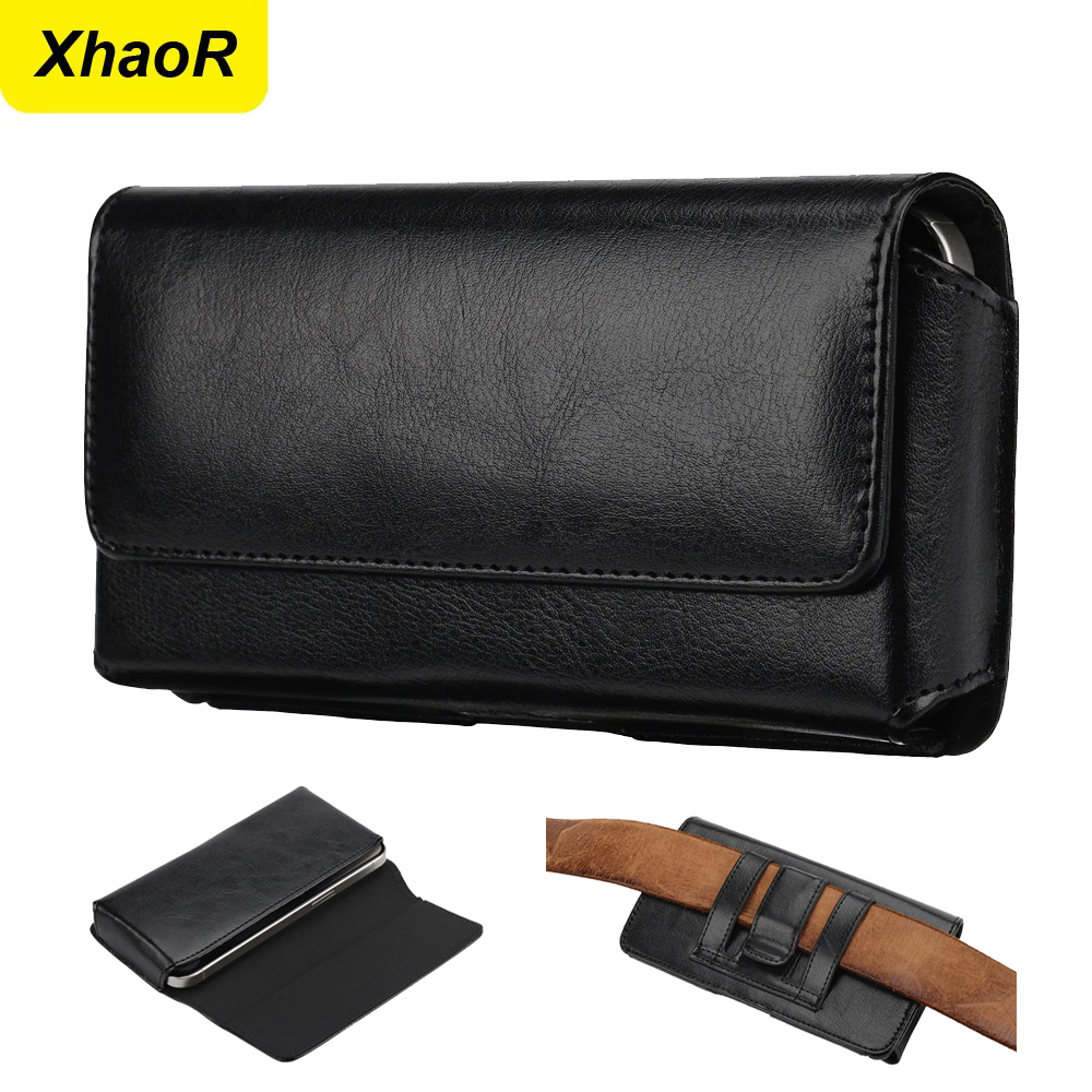 Phone Cases Men - ユニバーサルレザーベルトクリップバッグケース iPhone 17 16 15 Pro
