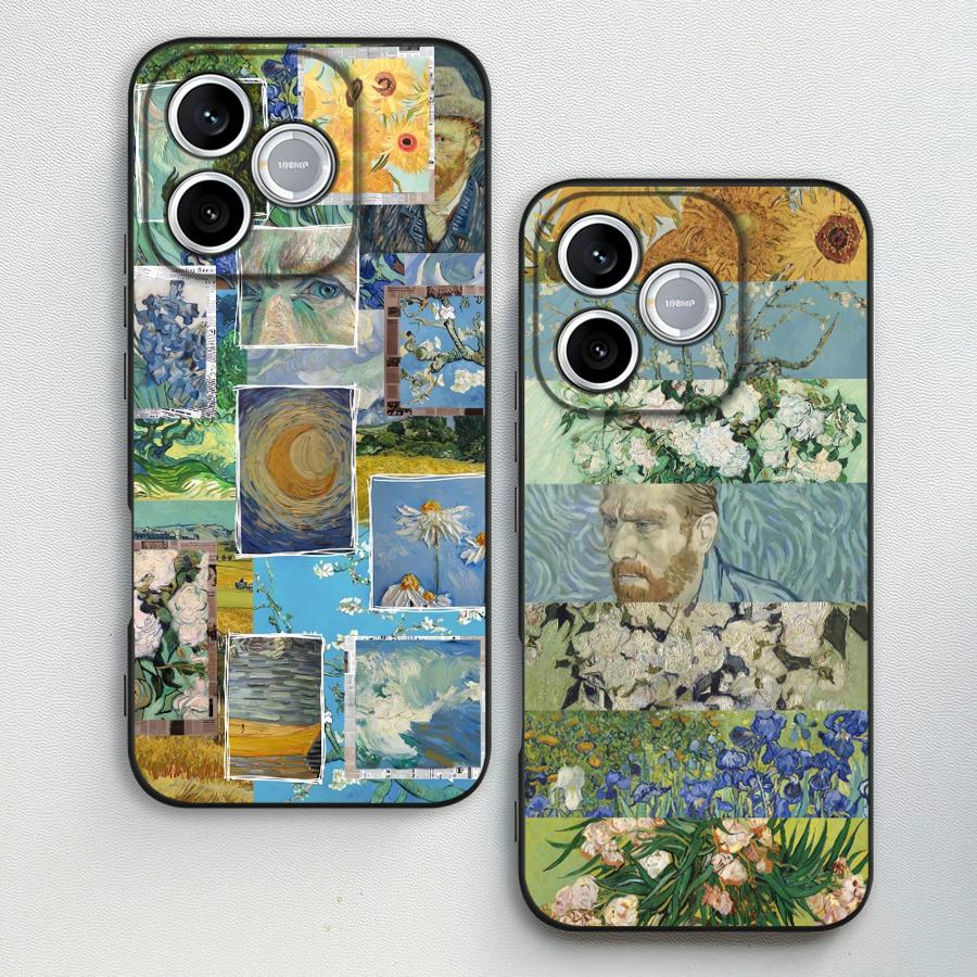 Phone Cases Honor - ゴッホの絵画コラージュケース Honor X9 X5 70 90