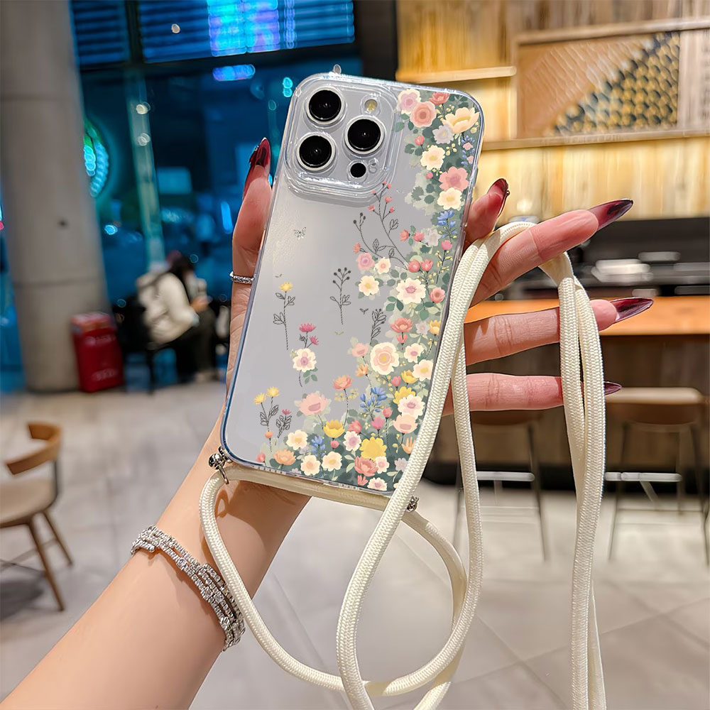 Phone Cases With Loop - クロスボディランヤードストラップ付きスマホケース iPhone 17 16 15 14