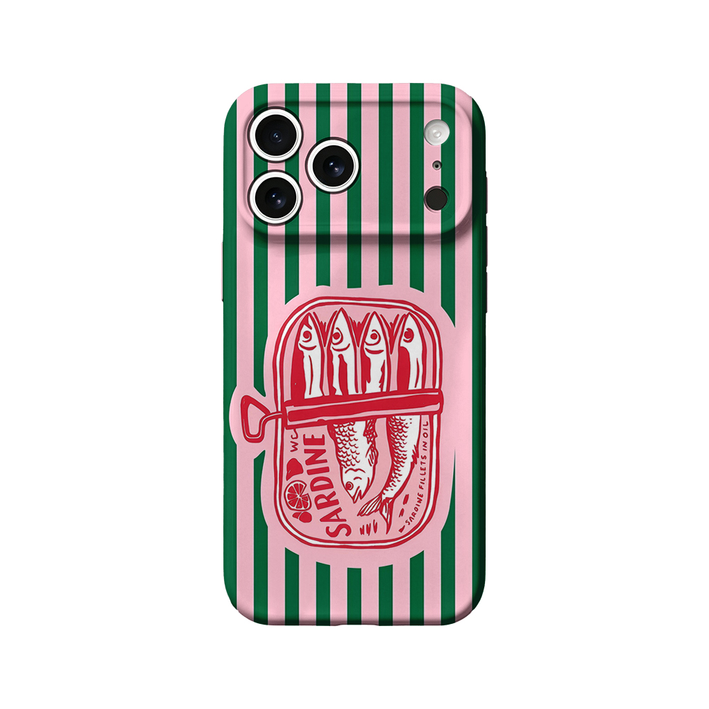 Phone Cases You Can Design - サーディン缶デザインのiPhoneケース iPhone 17 16 15 14