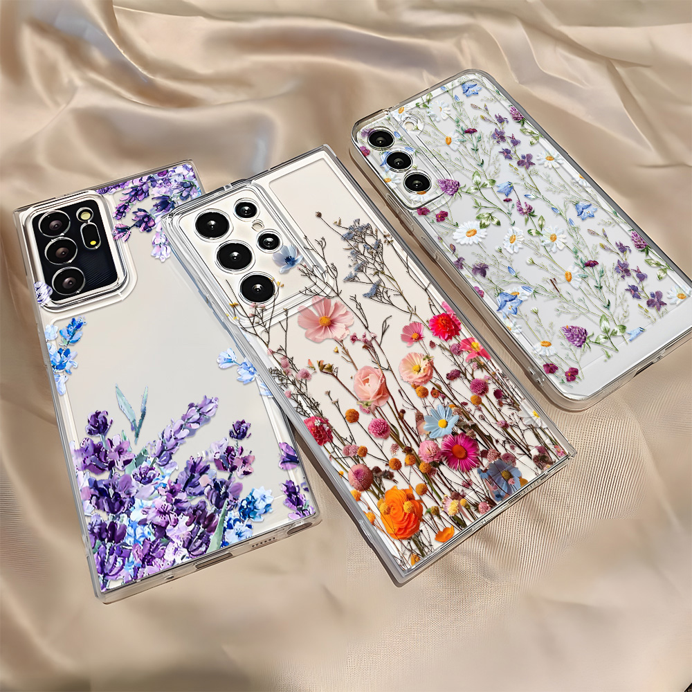 Phone Cases Galaxy A16 5G - フラワーデザインのスマホケース Samsung A56 5G A57 A16