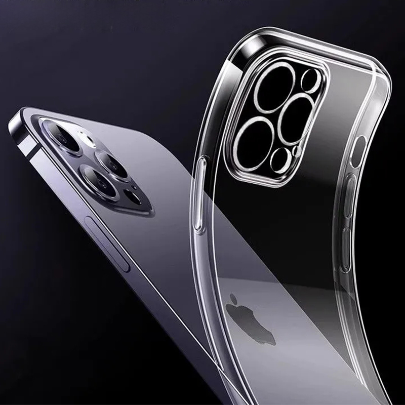 Phone Cases Near - iPhone 16/15/14/13用ほぼ裸型シリコンケース、指紋防止、耐衝撃TPUカバー、ワイヤレス充電対応