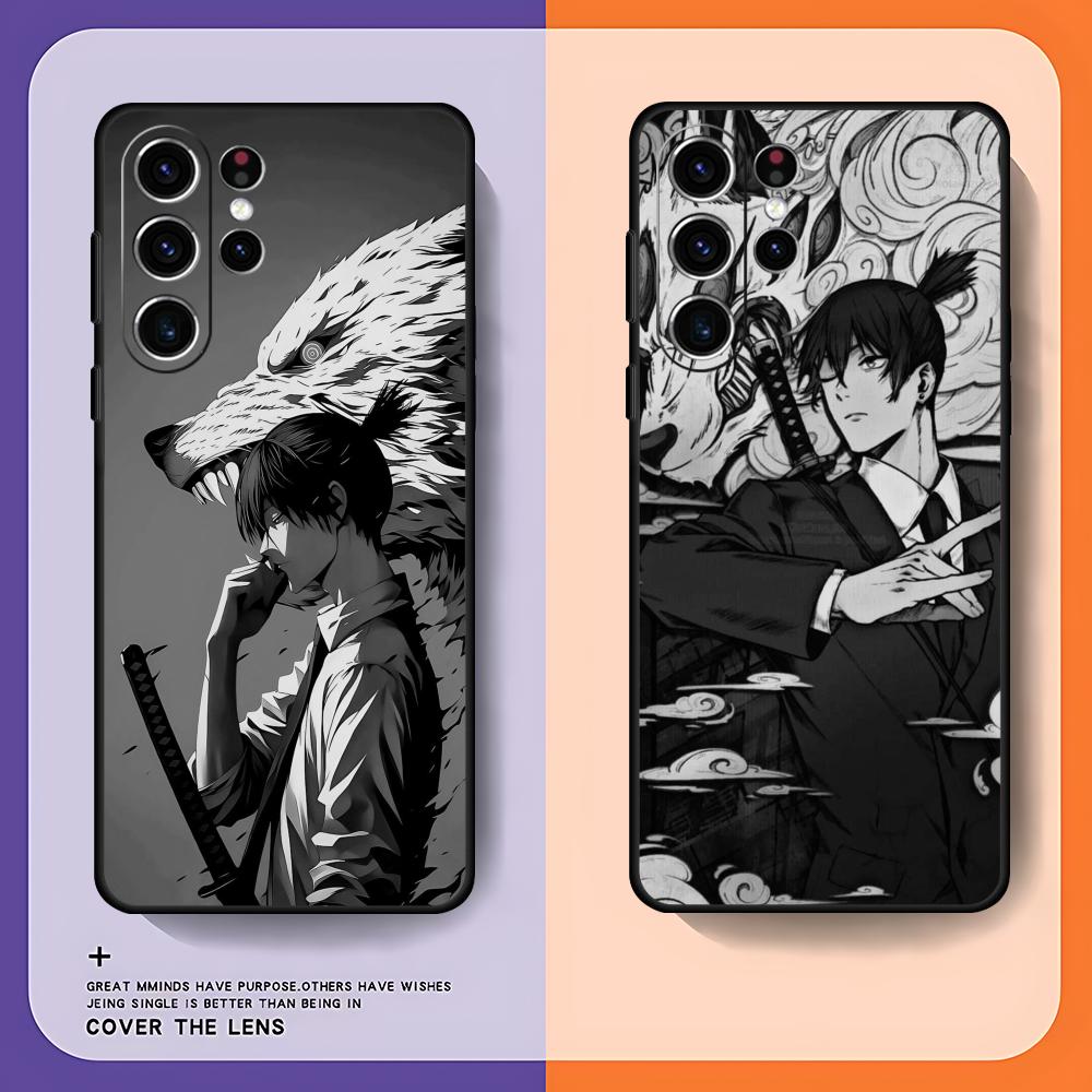 Phone Cases Men - チェンソーマン 高川アキ スマホケース Samsung Galaxy S25