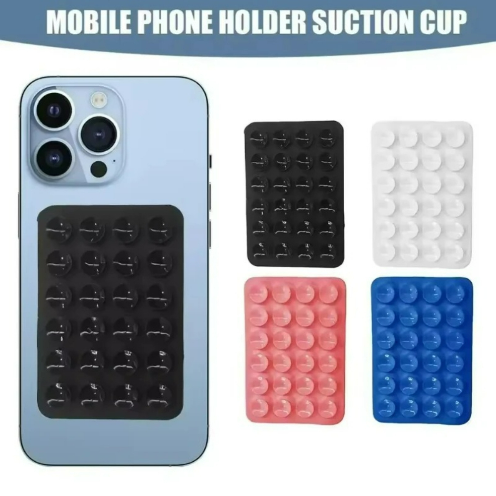 Phone Cases Casely - シリコン製スマホホルダー シリコン吸盤式スマホケースマウント キャンディーカラー 自撮りや動画撮影用 滑り止め吸盤式スマホスタンド