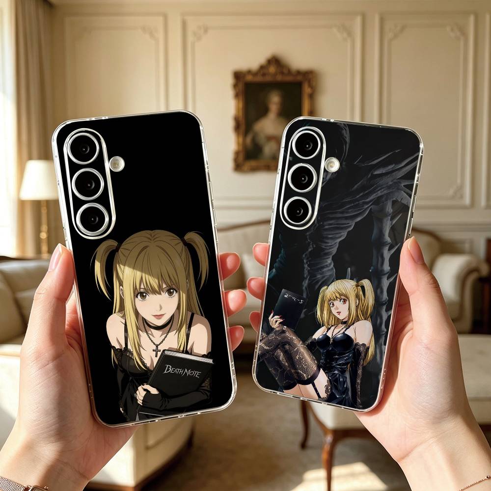 Phone Cases Near - デスノート ミサ・ニア・メロ 透明ケース Samsung A10,12,20,21S,30,31,40,50,51,52,70,71用