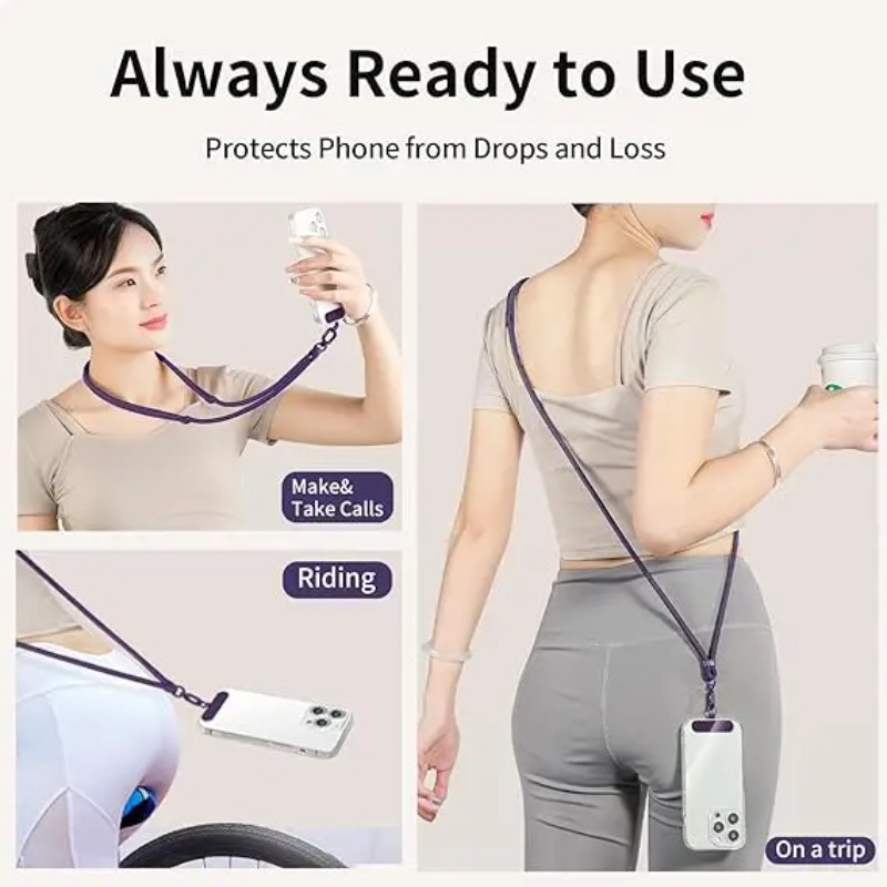 ユニバーサル調整可能な携帯電話用ランヤード、クロスボディネッ - Phone Cases With Loop のレビューと価格