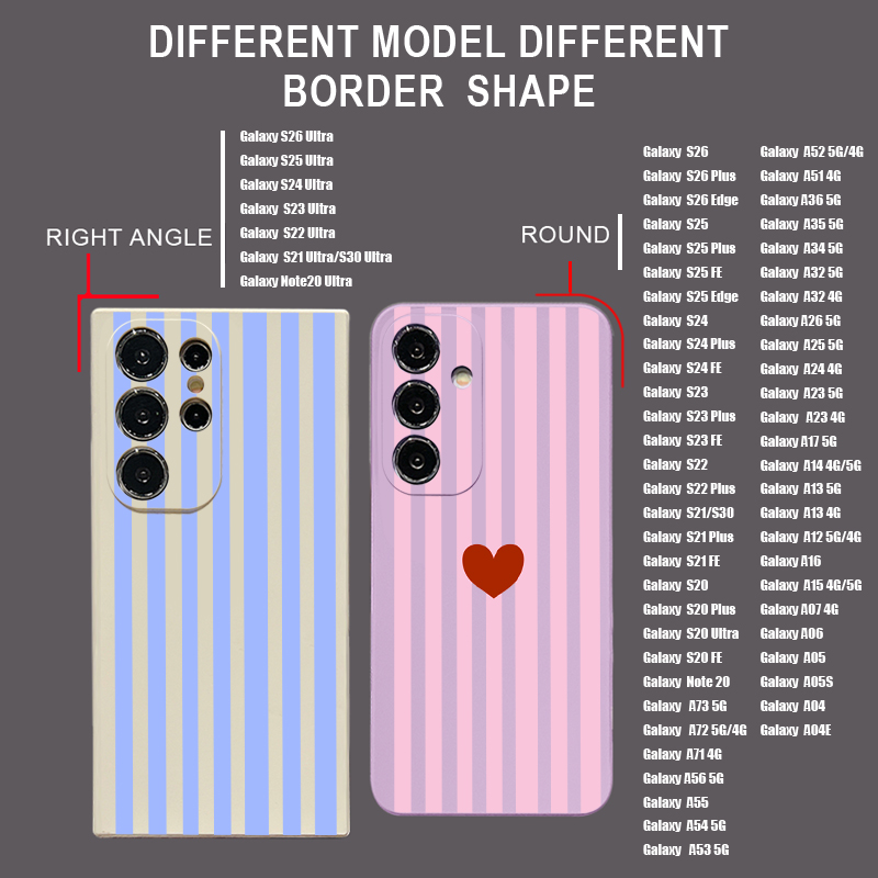 ストライプハート柄プリントのストラップ付きスマホケース、Sa - Phone Cases Galaxy A16 5G のレビューと価格