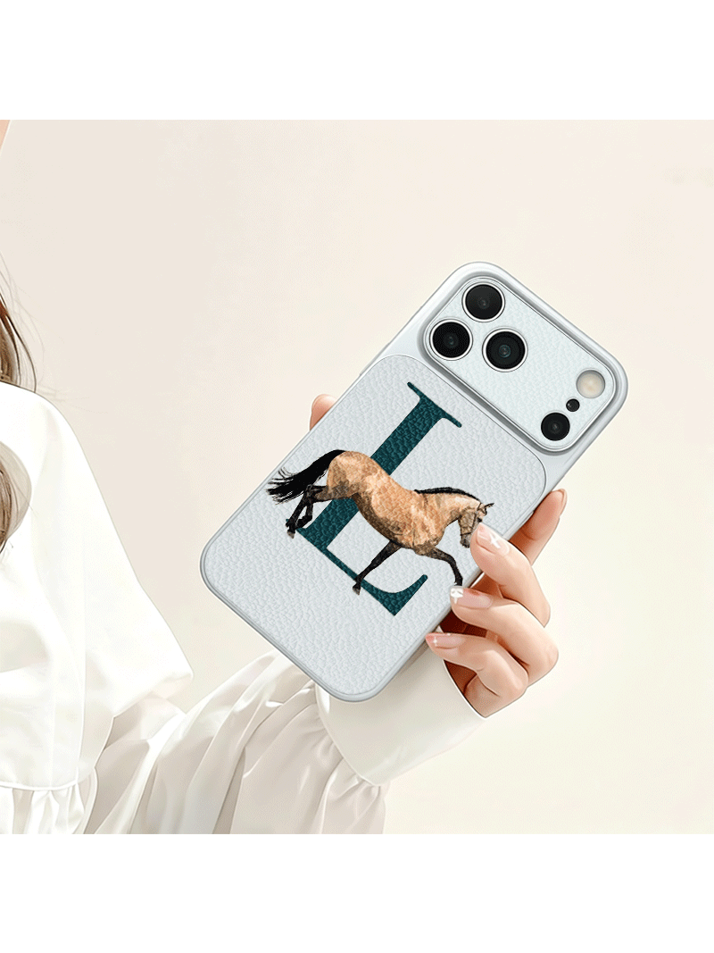 タンホース ニア レター L レザー柄スマホケース iPho - Phone Cases Near のレビューと価格