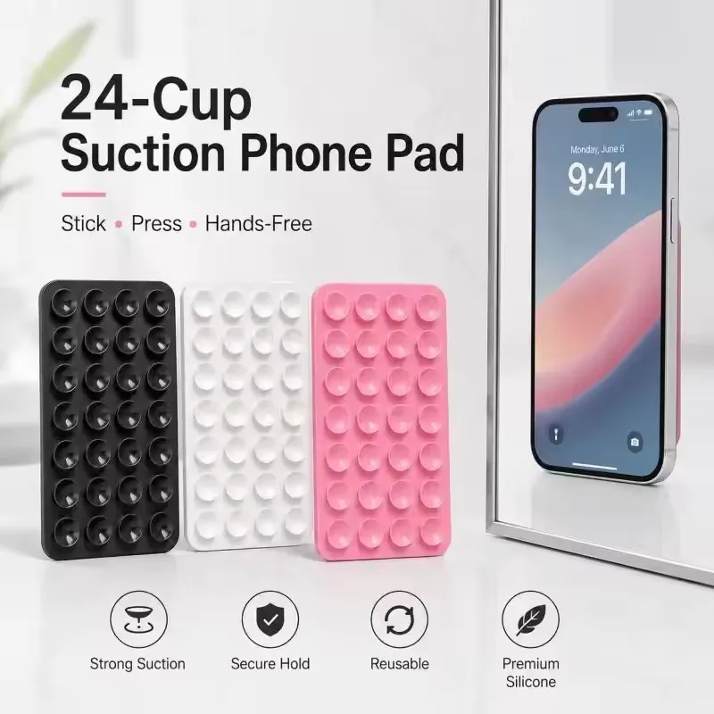 シリコン製壁掛け吸盤ブラケット、多機能壁掛け吸盤、滑り止め片 - Phone Cases Casely のレビューと価格
