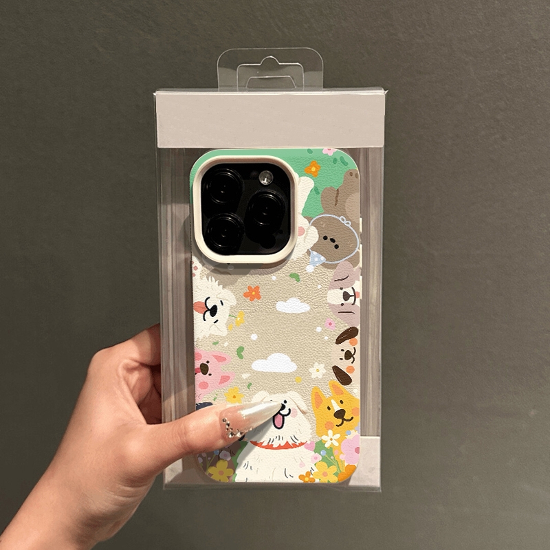 可愛い子犬柄の耐衝撃フルボディスマホケース Samsung  - Phone Cases Galaxy A16 5G のレビューと価格