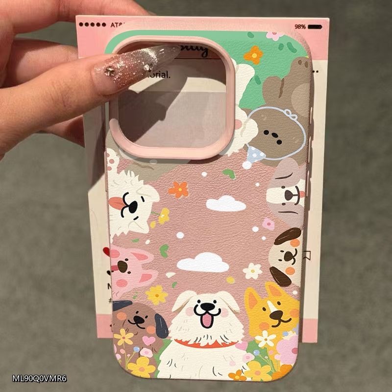 可愛い子犬柄の耐衝撃フルボディスマホケース Samsung  - Phone Cases Galaxy A16 5G のレビューと価格