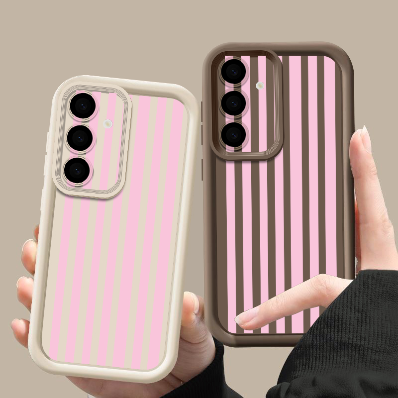 ピンクストライプ柄のSamsung Galaxy A18 A - Phone Cases Galaxy A16 5G のレビューと価格