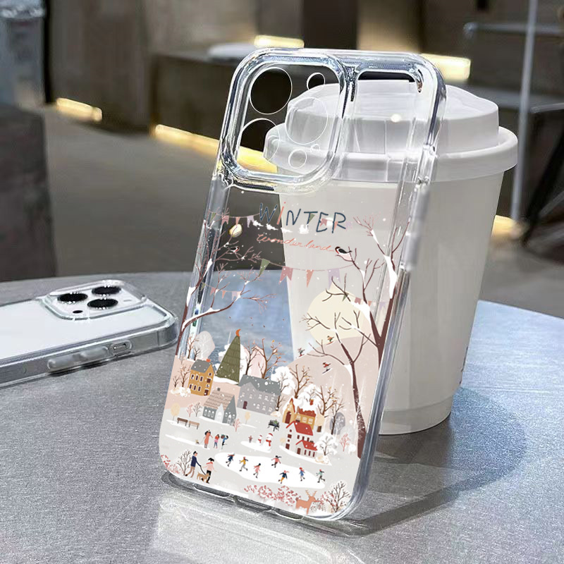 美しい冬の雪模様のスマホケース、Samsung Galaxy - Phone Cases Galaxy A16 5G のレビューと価格