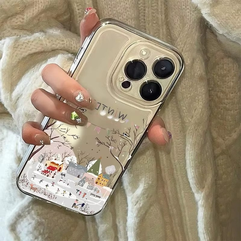 美しい冬の雪模様のスマホケース、Samsung Galaxy - Phone Cases Galaxy A16 5G のレビューと価格