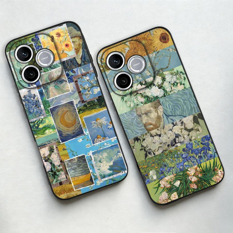 ゴッホの絵画コラージュケース Honor X9 X5 70  - Phone Cases Honor のレビューと価格