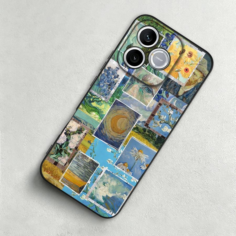 ゴッホの絵画コラージュケース Honor X9 X5 70  - Phone Cases Honor のレビューと価格