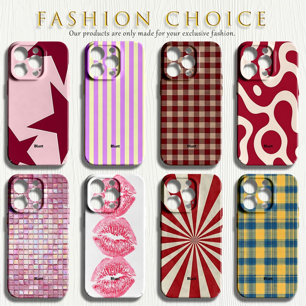 ライラックストライプ ブラントフォンケース iPhone 1 - Phone Cases Blunt のレビューと価格