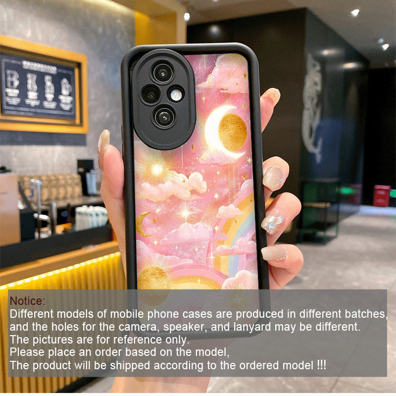 ヴィンテージ風ゴールデン星空太陽月プリントスマホケース Ho - Phone Cases Honor のレビューと価格