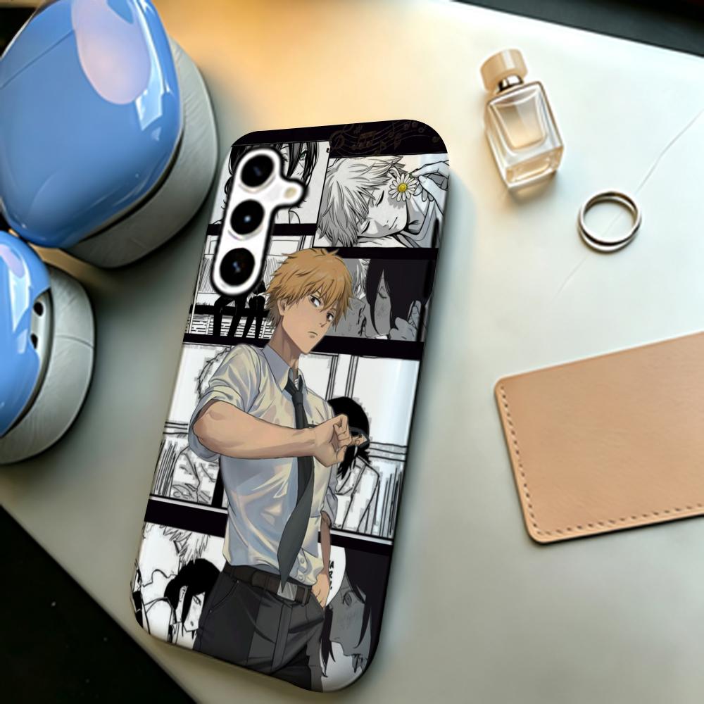 アニメチェーンソーマン柄ホットフォンケース サムスンギャラク - Phone Cases Men のレビューと価格