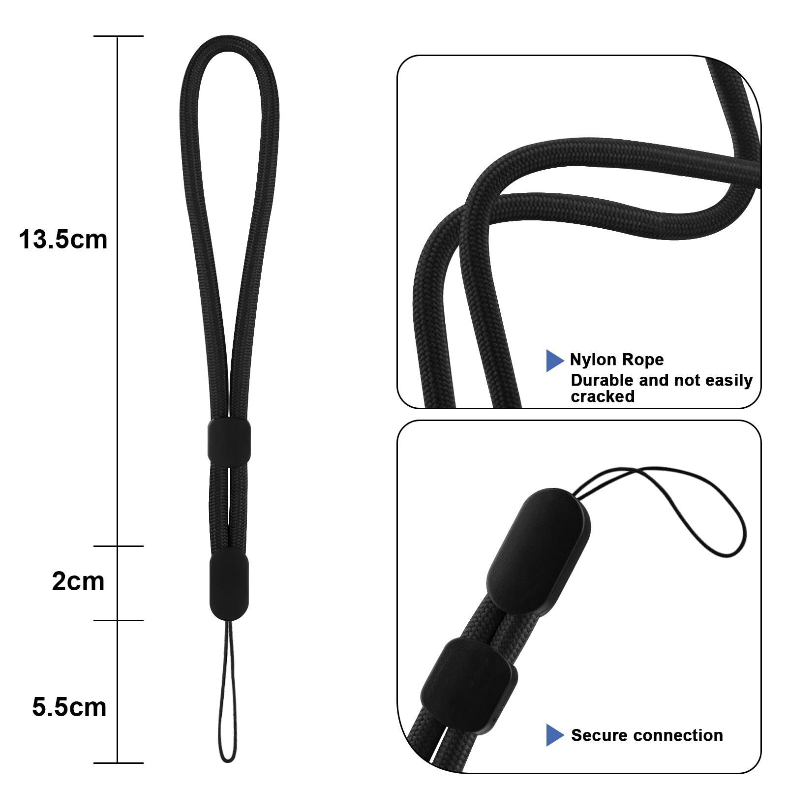 6 ピース/ロットハンドリストストラップストラップナイロンリ - Phone Cases With Loop のレビューと価格