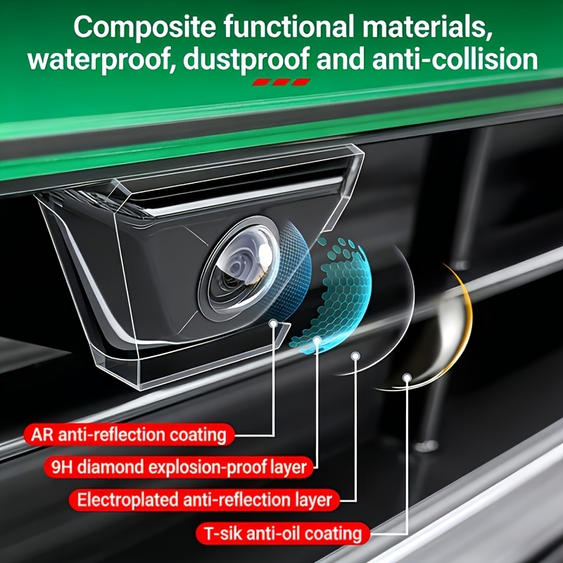 2個入り 車用リアビューバックアップカメラレンズプロテクター - Camera Lens Protector のレビューと価格
