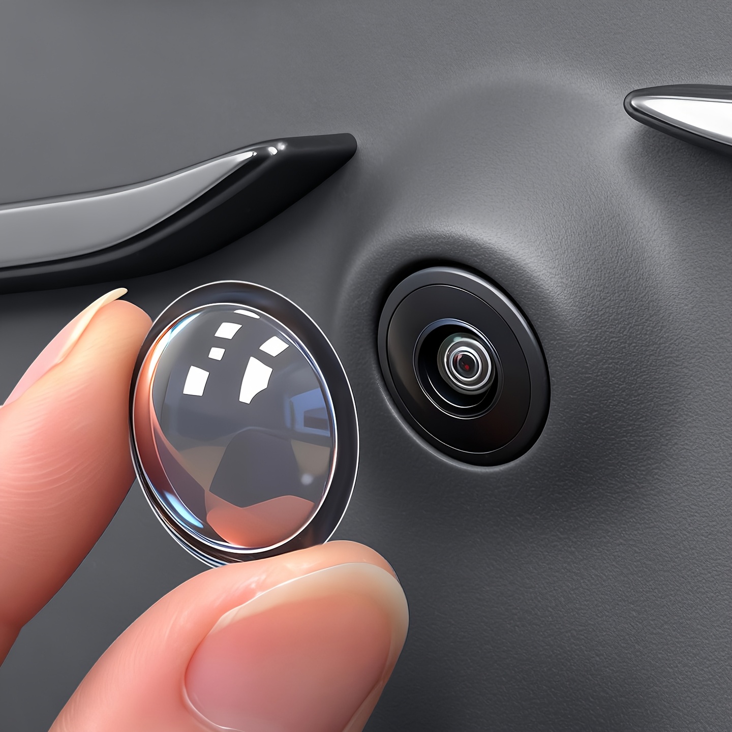 2個入り 車用リアビューバックアップカメラレンズプロテクター - Camera Lens Protector のレビューと価格