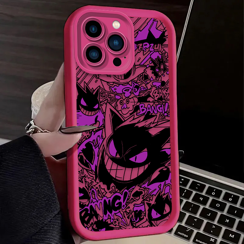 ポケモン ゲンガー グラフィティ スマホケース iPhone - Phone Cases For Iphone 15 のレビューと価格