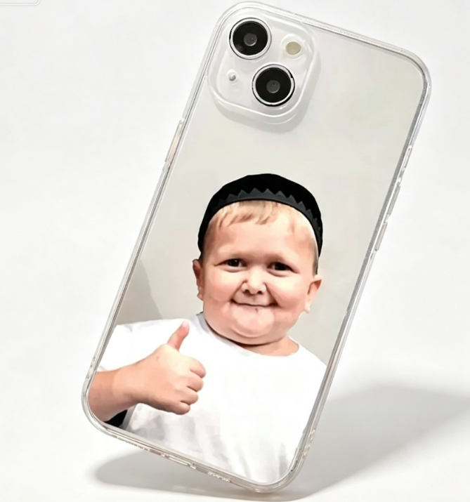 バイラルなサムズアップキッドのミーム柄クリアスマホケース、遊 - Phone Cases Viral のレビューと価格