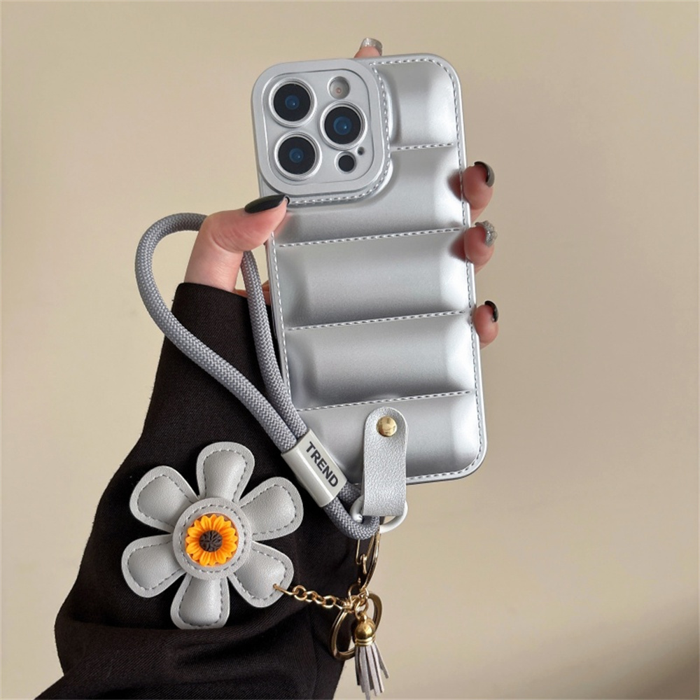 ファッションダウンジャケット風ランヤード付きスマホケース i - Phone Cases With Loop のレビューと価格