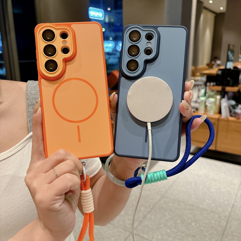 高級レンズ保護フレーム付きマグネット式スマホケース、Sams - Phone Cases With Loop のレビューと価格
