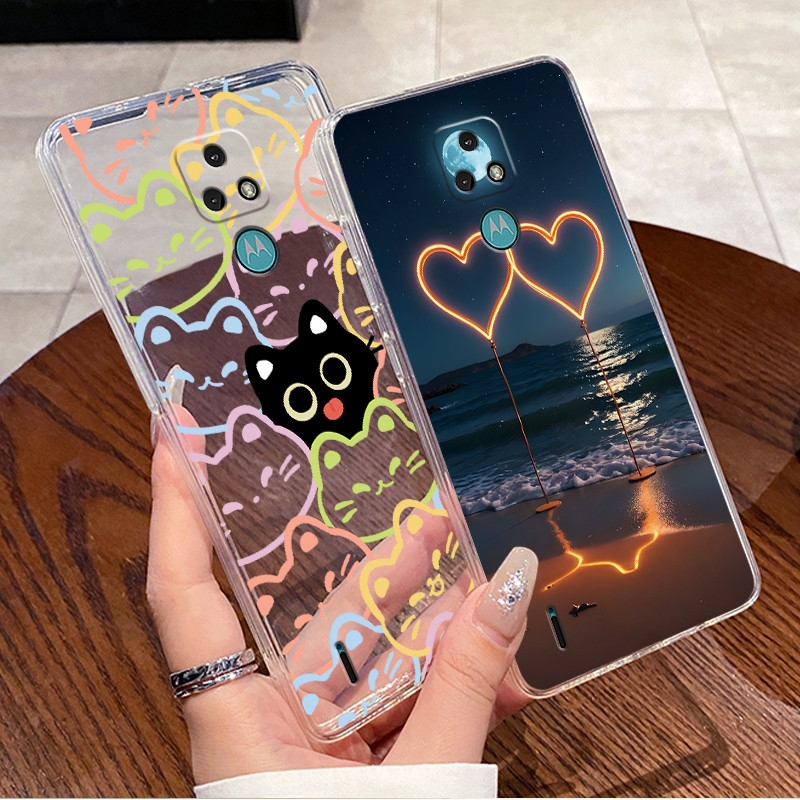 電話ケースモトローラモト E7 ソフトシリコーン TPU ク - Phone Cases Viral のレビューと価格