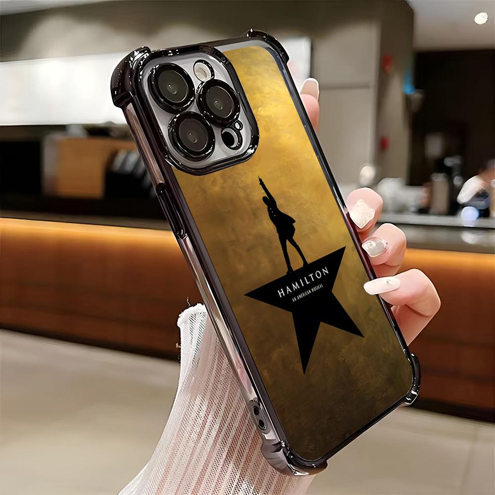 ハミルトン ミュージカルの歌詞柄 iPhoneケース メッキ - Phone Cases Hamilton のレビューと価格