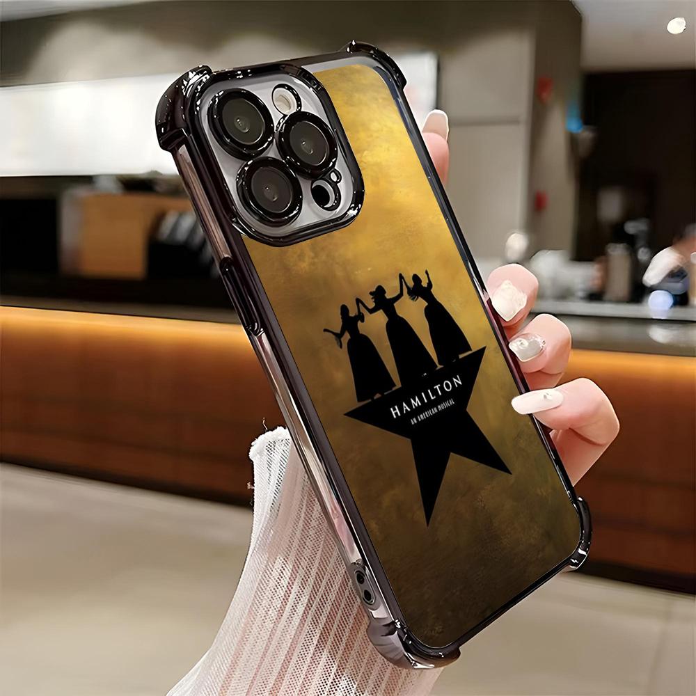 ハミルトン ミュージカルの歌詞柄 iPhoneケース メッキ - Phone Cases Hamilton のレビューと価格