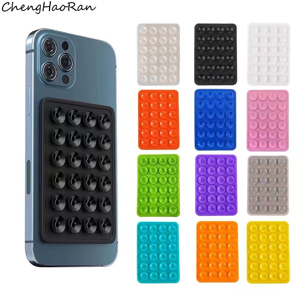 シリコン吸盤式スマホホルダー 正方形 滑り止め背面ステッカー - Phone Cases Casely のレビューと価格