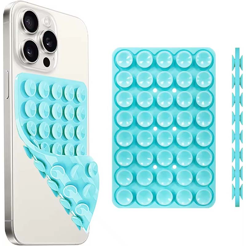 強力な両面ノーハンドグリップ付きシリコン吸盤式スマホスタンド - Phone Cases Casely のレビューと価格