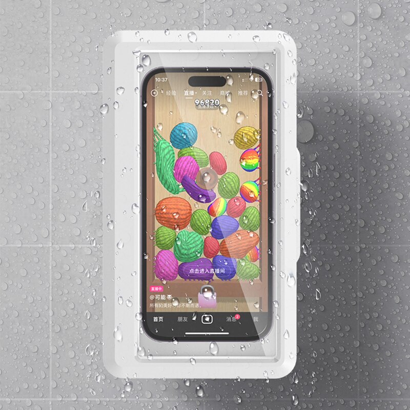 浴室用防水スマホホルダー、壁掛け式スマホケーススタンドボック - Phone Cases Casely のレビューと価格