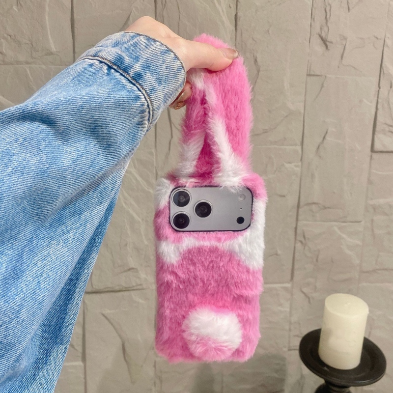 可愛いウサギデザインのふわふわスマホケース iPhone 1 - Phone Cases Casely のレビューと価格