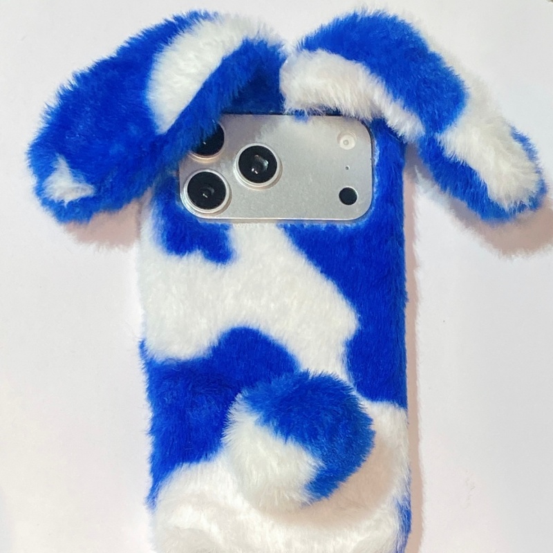 可愛いウサギデザインのふわふわスマホケース iPhone 1 - Phone Cases Casely のレビューと価格