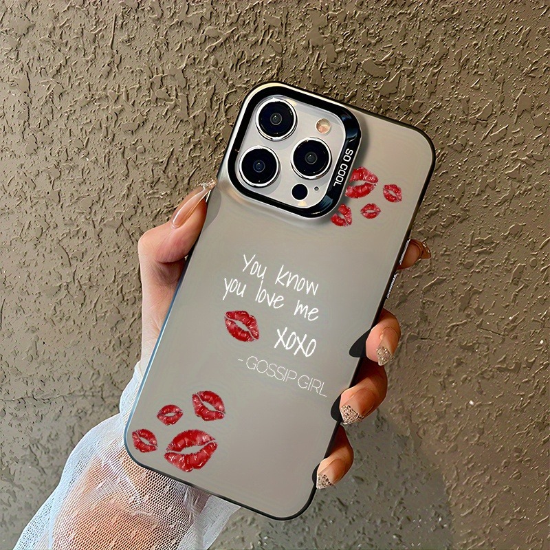 スタイリッシュなゴシップをテーマにしたリッププリントレーザー - Phone Cases You Can Design のレビューと価格